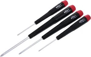 Wiha 26194 Screwdriver Set, Phillips With Precision Handles, 4 Piece