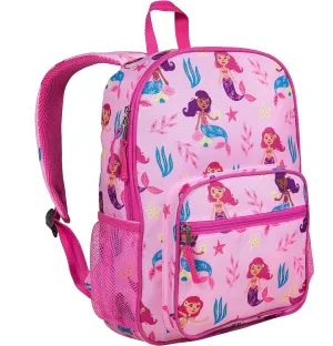 Wildkin Day2Day Kids Backpack – School & Travel Bag with Side Mesh Pocket - Groovy Mermaids