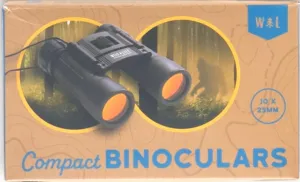 Wildlife Outdoor Adventures Compact Binoculars 10x25 Foldable for Kids 8  Perfect for Travel Camping