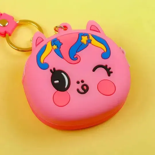 Winking Tease Cat Coin Purse