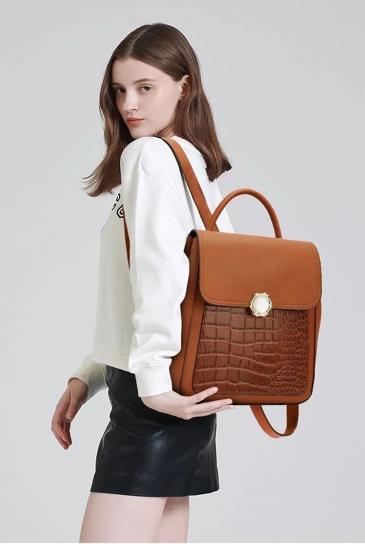 Women Fashion Shoulder Handbags Wallet Tote Bag Top Handle Satchel Hobo with Zipper Closure Set