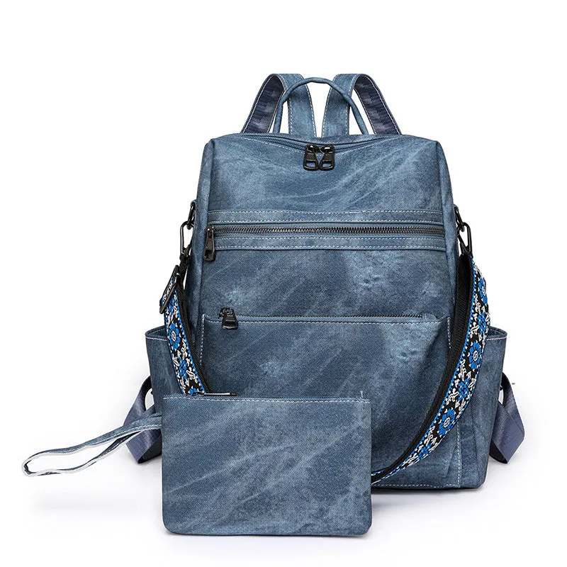Women's Lightweight Retro Large Capacity Leisure Backpacks