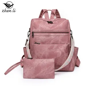 Women's Lightweight Retro Large Capacity Leisure Backpacks