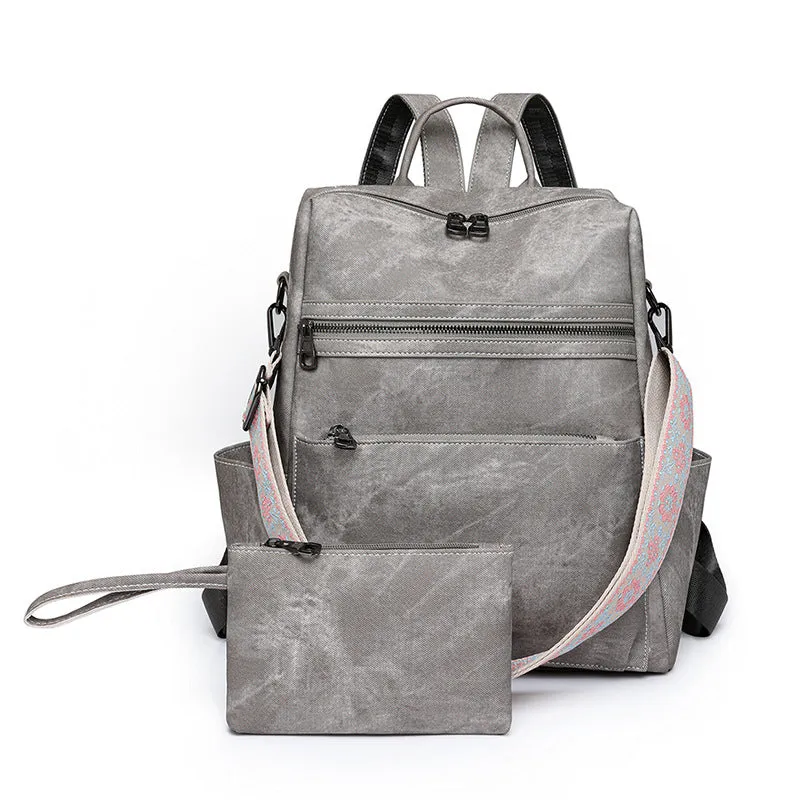 Women's Lightweight Retro Large Capacity Leisure Backpacks