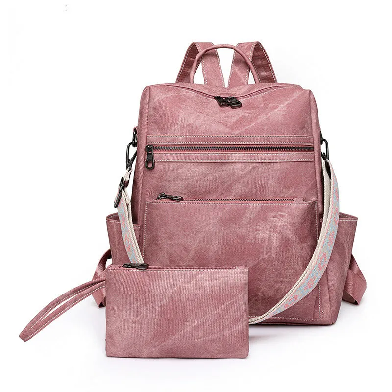 Women's Lightweight Retro Large Capacity Leisure Backpacks