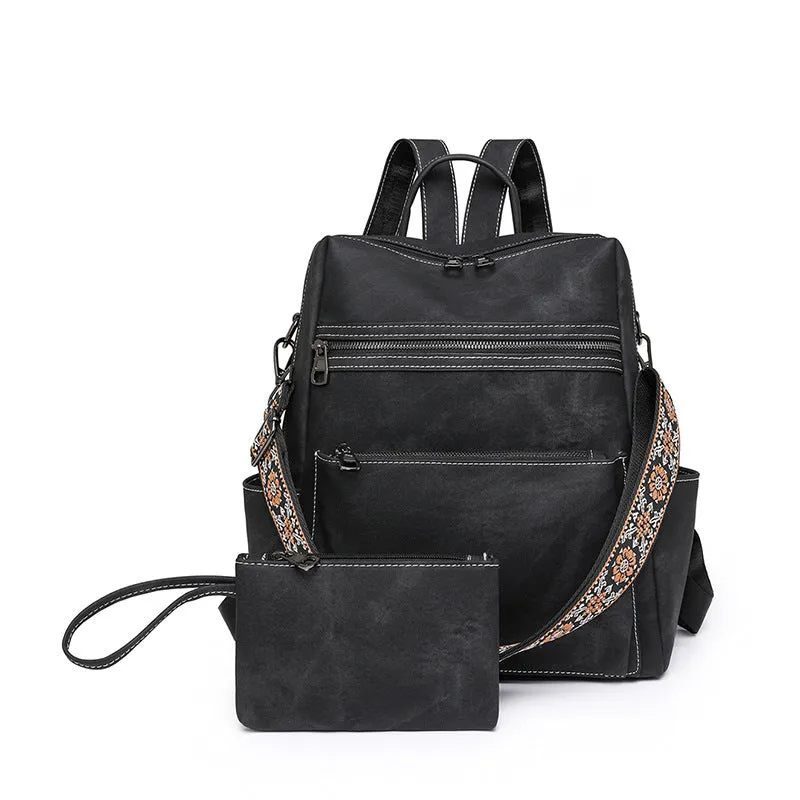 Women's Lightweight Retro Large Capacity Leisure Backpacks