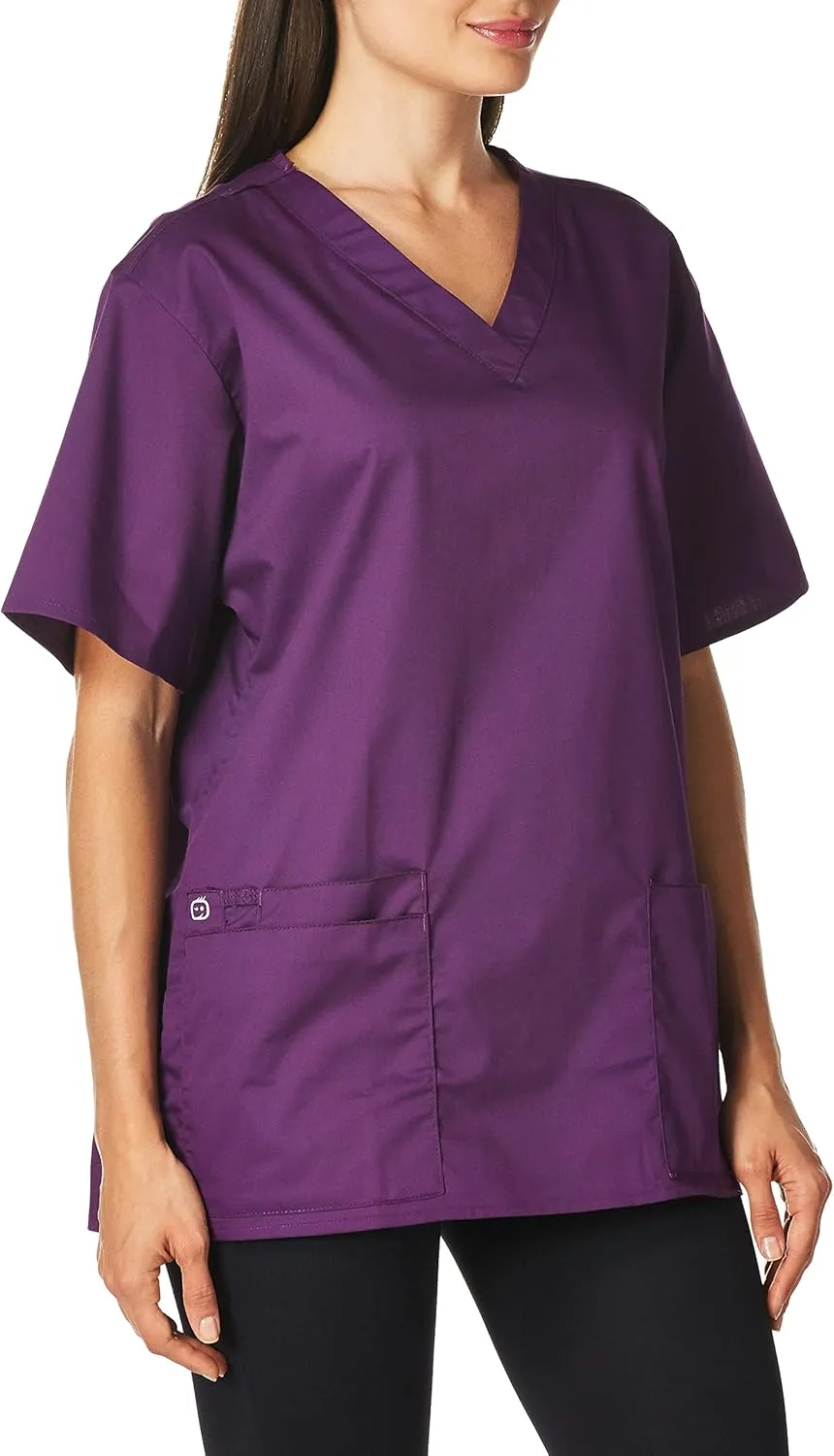 WonderWink Plus Size Women's V-Neck Top