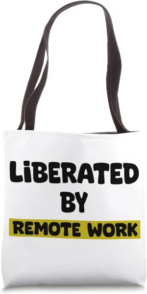 Work From Home WFH Working Remote Tote Bag