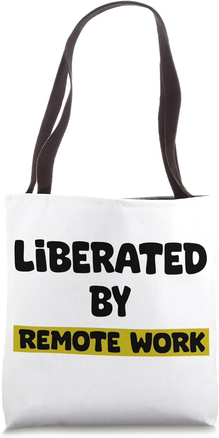 Work From Home WFH Working Remote Tote Bag