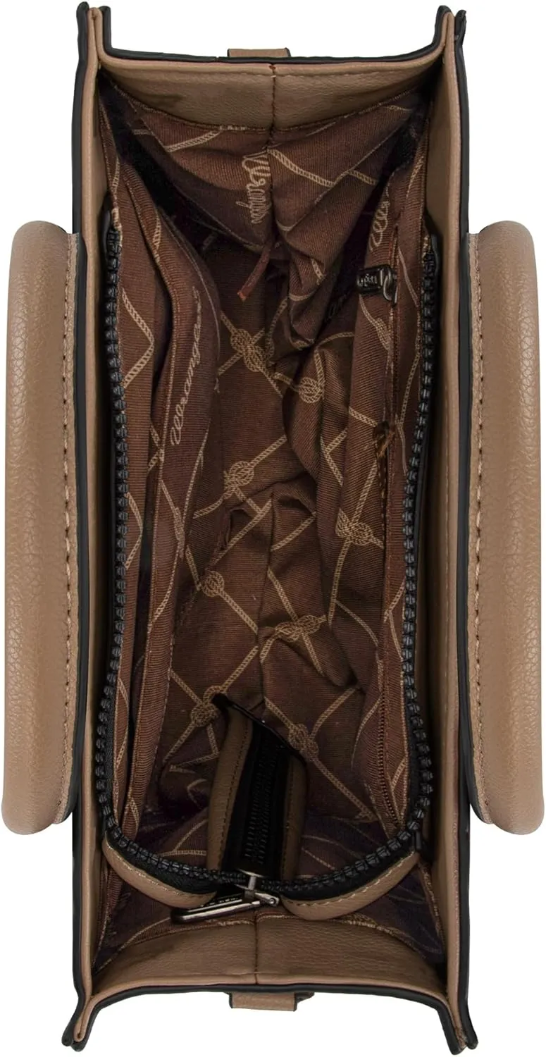 Wrangler Purse for Women Medium Tote Bag Handbags Top-Handle