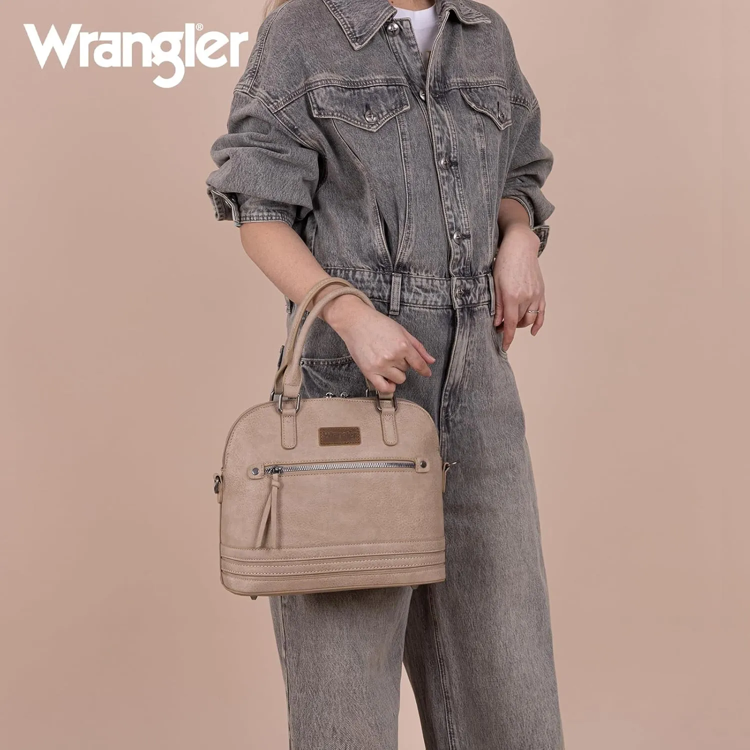 Wrangler Top-Handle Purse for Women Satchel Doctor Handbags