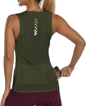 Wulibike Sleeveless Cycling Jersey Women Running Shirts Vest bike top Summer Biking tank Basic Top With Pockets