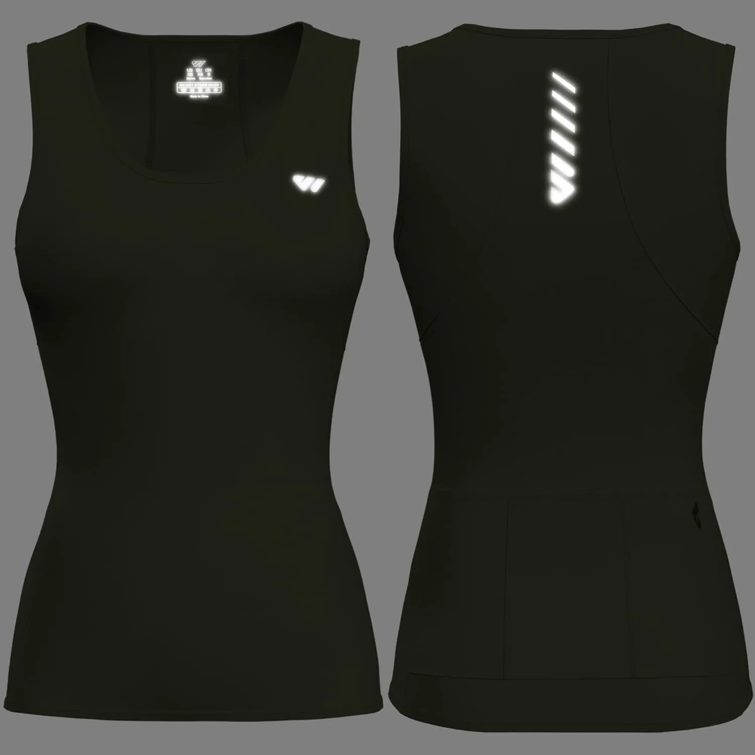 Wulibike Sleeveless Cycling Jersey Women Running Shirts Vest bike top Summer Biking tank Basic Top With Pockets