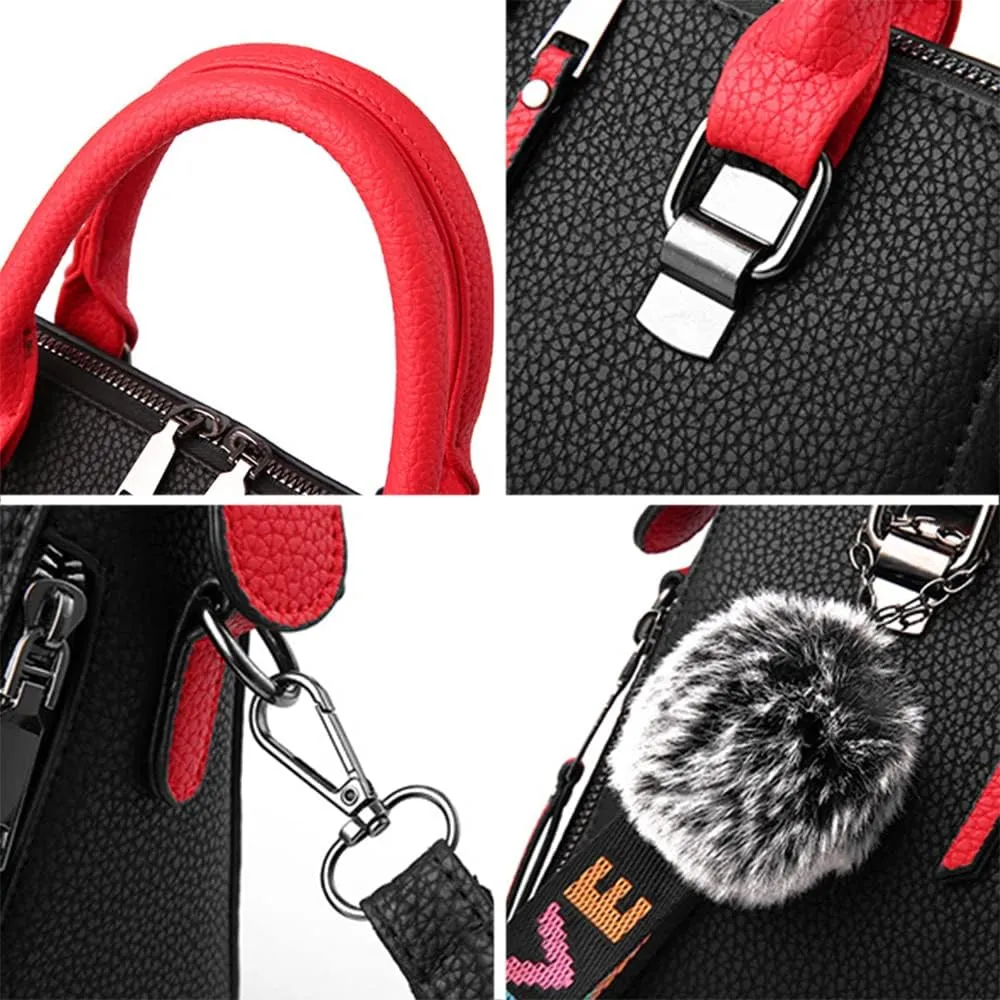 YAQUNICER Small Top-Handle Handbags Hobo Clutch Satchel for Women Purse Faux Leather Shoulder Crossbody Bag
