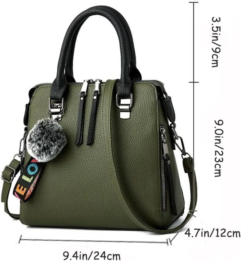 YAQUNICER Small Top-Handle Handbags Hobo Clutch Satchel for Women Purse Faux Leather Shoulder Crossbody Bag