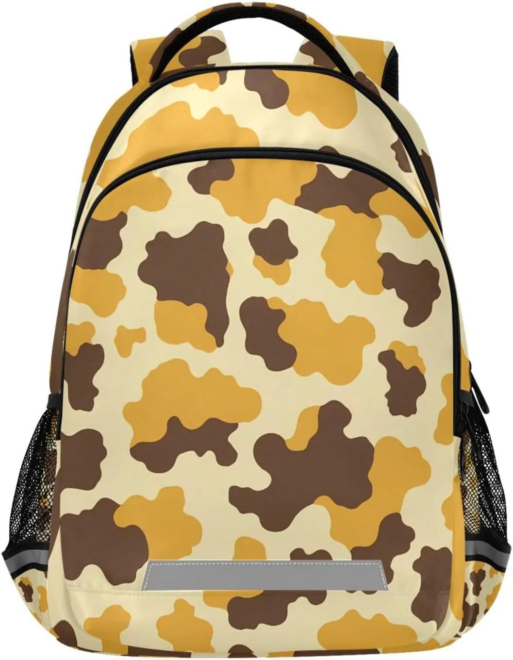 Yellow Brown Cow Backpack for Girls Boys School Bookbag Kids Daypack Lightweight Laptop Backpack Back to School Supplies