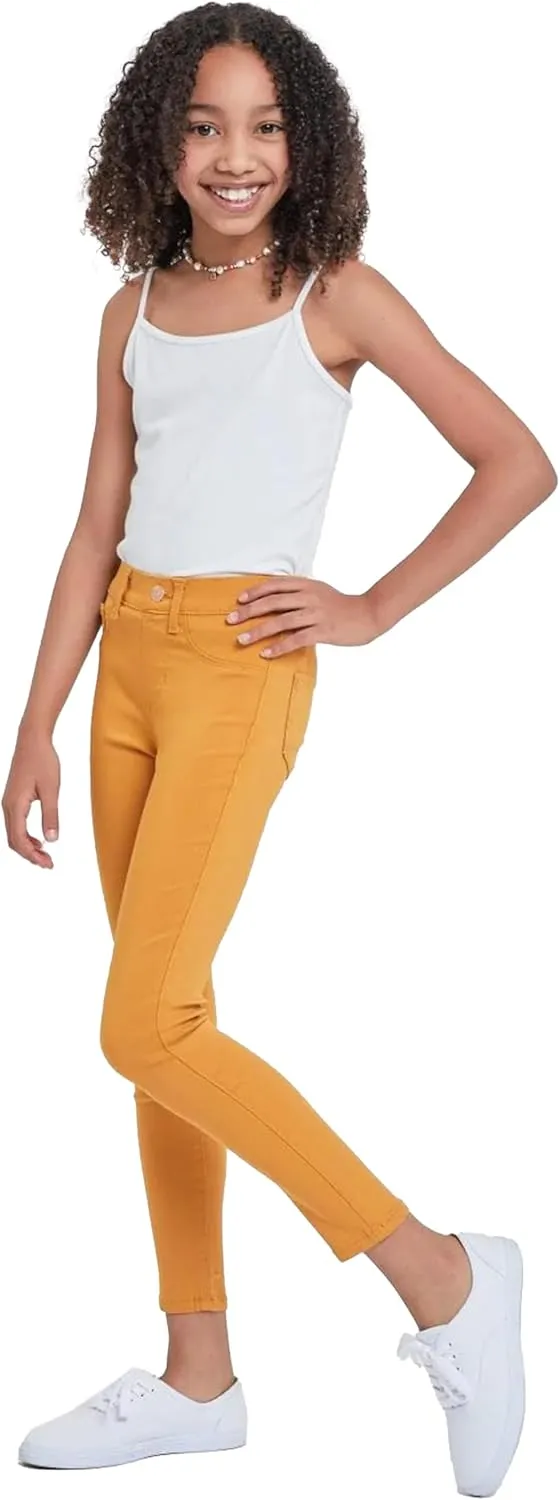 YMI Jeans Girls' Stretch Skinny School Color Pants
