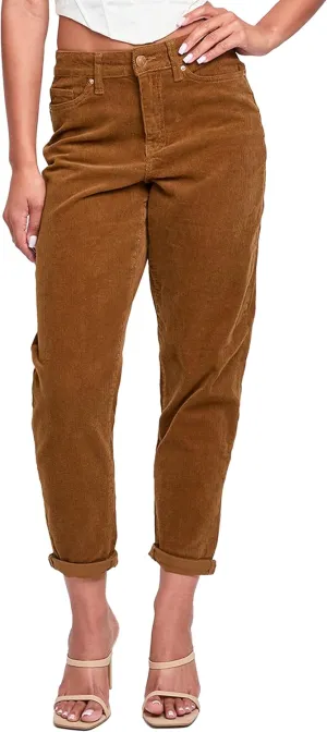 YMI Jeans Women's Corduroy Mom Fit Pants