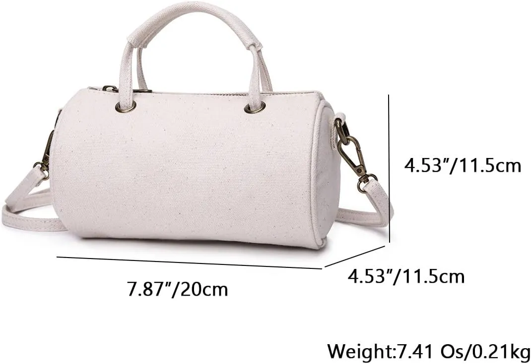 YONBEN® Women Tote Bag Handbag Cross Body Bag Cylindrical with Comfortable Handles Lightweight Stylish
