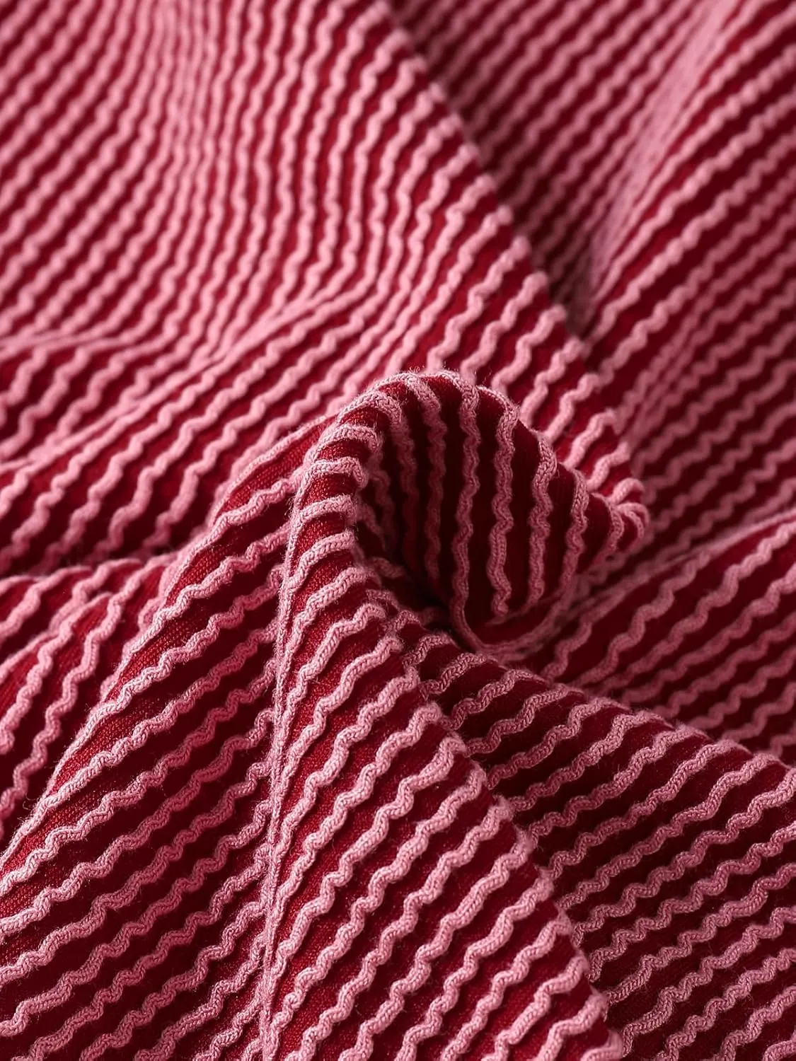 ZANZEA Long Sleeve Lettuce Trim Mock Neck Shirts for Women Slim Fitted Stretchy Ribbed Knit Tops Casual Basic Tee Shirts