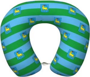 Zastava Istarske županije Neck Pillow Memory Foam U-Shaped Travel Neck Pillow for Airplanes Car Home