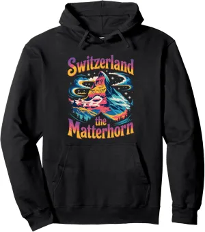 Zermatt Matterhorn Mountain Design Pullover Hoodie