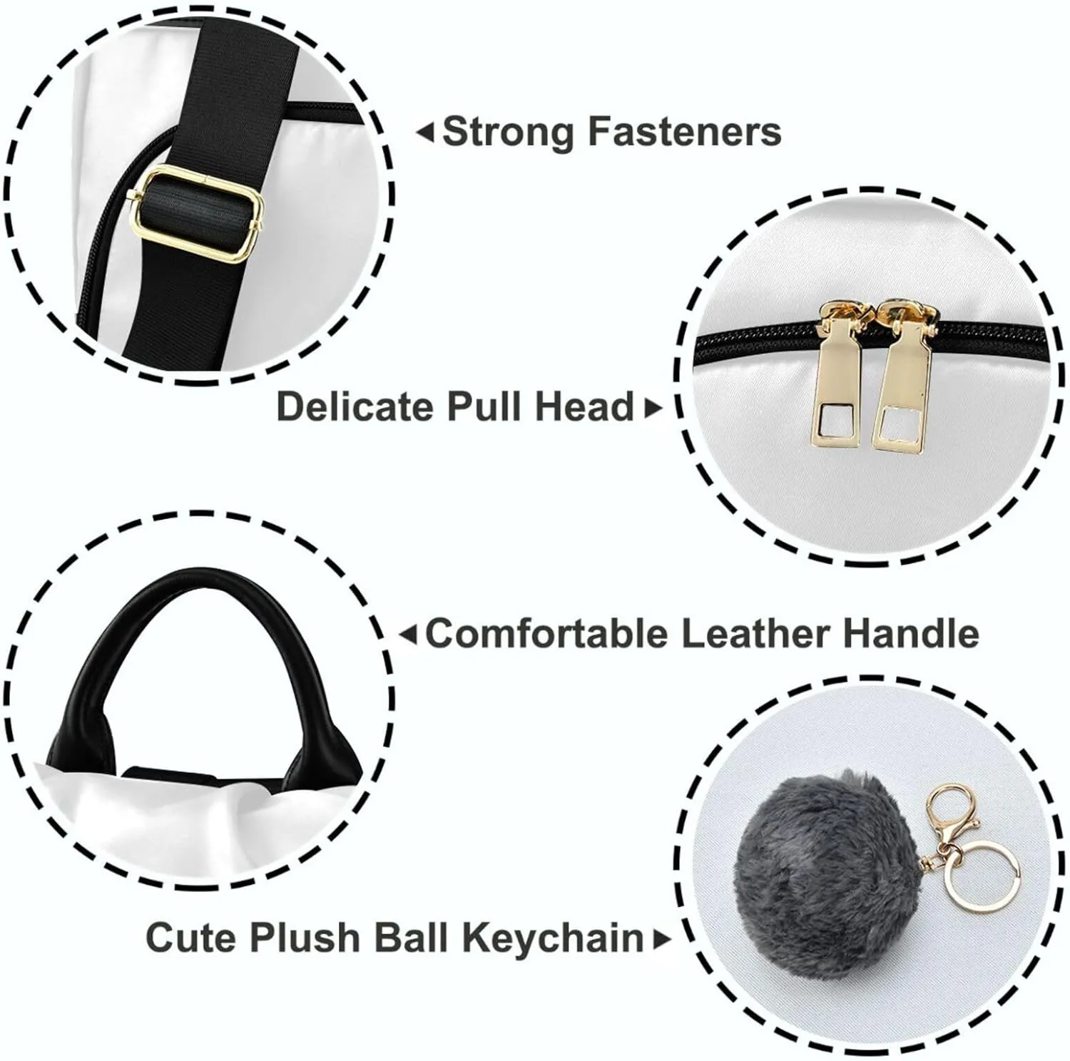 ZZKKO Cute Schnauzer Dog Backpack Purse for Women Rucksack Anti Theft Fashion Travel Lightweight Ladies Shoulder Bag